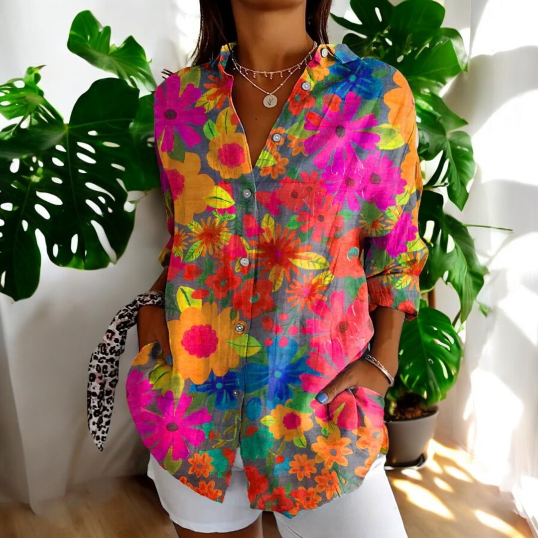 Carla™ Stylish Button-Down Shirt