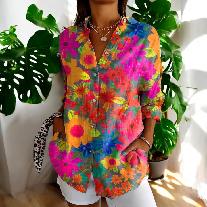 Carla™ Stylish Button-Down Shirt