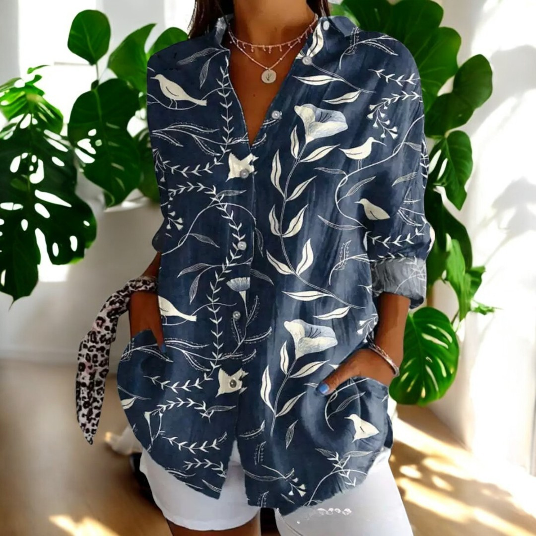 Carla™ Stylish Button-Down Shirt