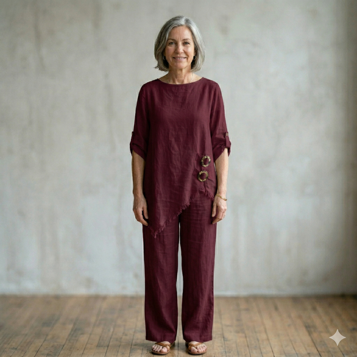 Isabelle | Relaxed Linen Blend Set