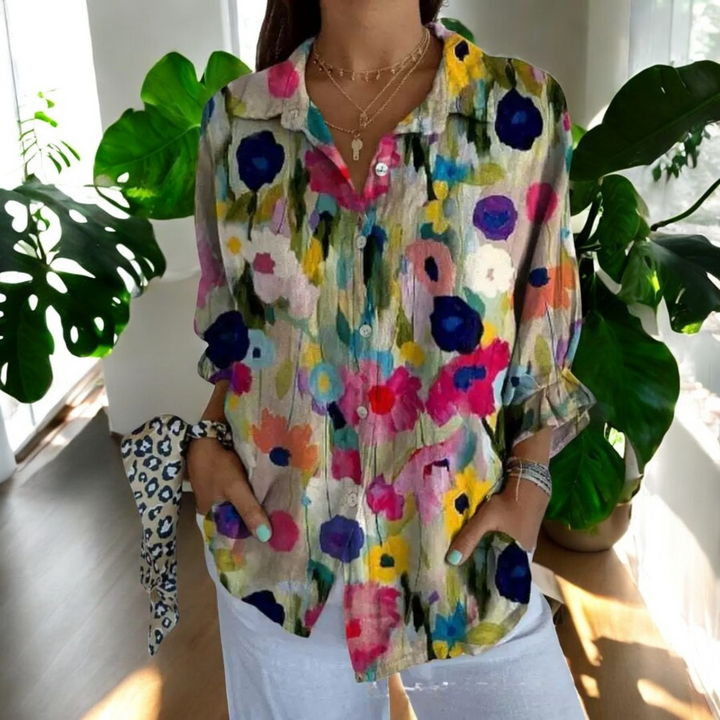 Carla™ Stylish Button-Down Shirt