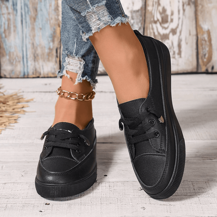 Nora | Lace-Up Orthopedic Flats
