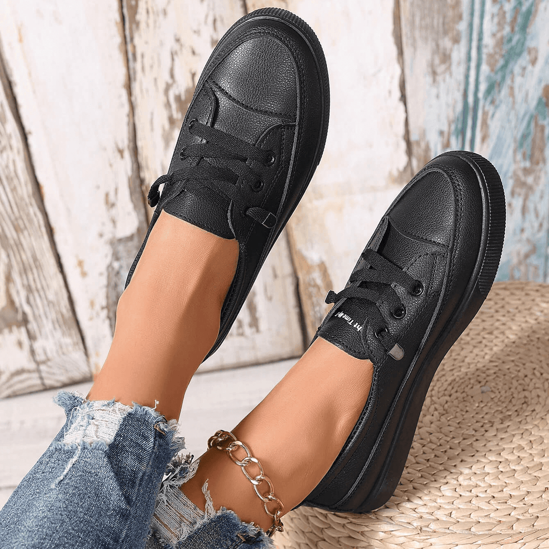 Nora | Lace-Up Orthopedic Flats
