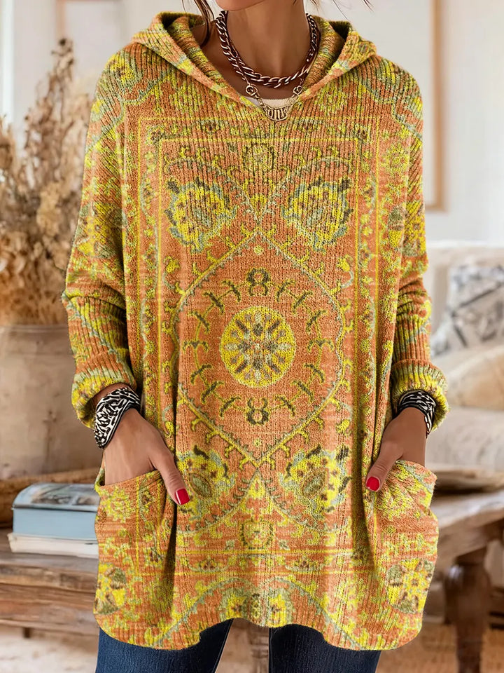 Seraphina Retro Hooded Knit