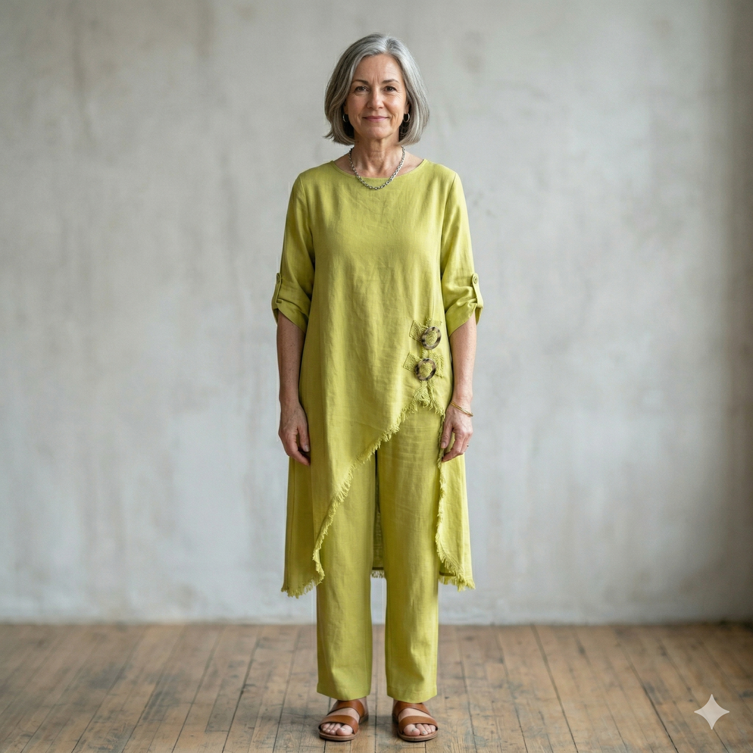 Isabelle | Relaxed Linen Blend Set