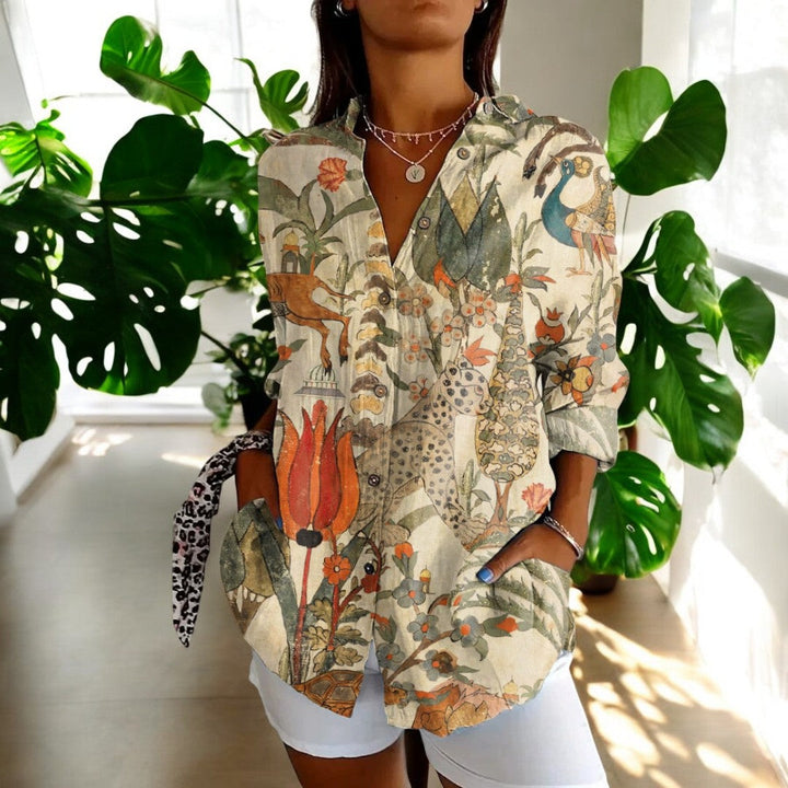 Carla™ Stylish Button-Down Shirt