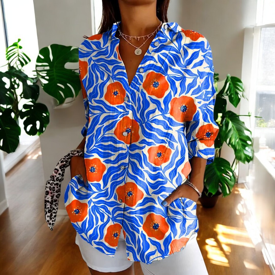Carla™ Stylish Button-Down Shirt
