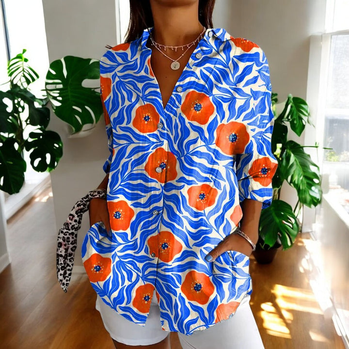 Carla™ Stylish Button-Down Shirt
