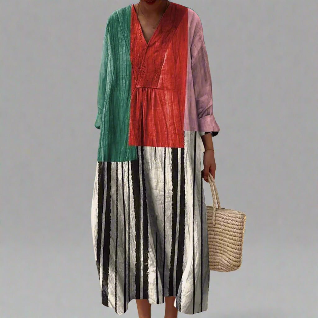 Harper™ Elegant Geometric Dress