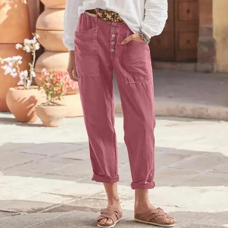 Relaxed fit pants