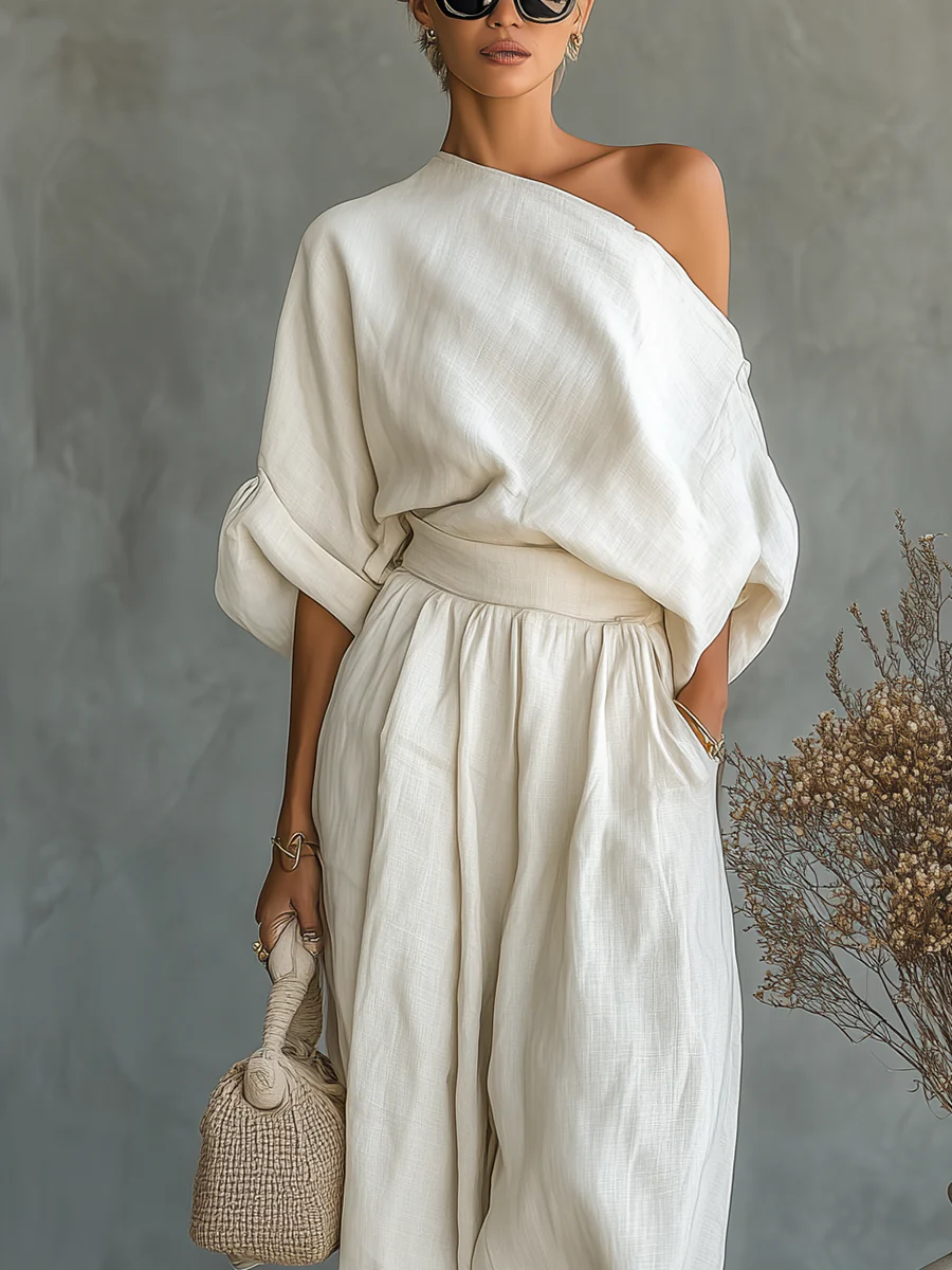 Mila™ | Off-the-Shoulder Two-Piece Set