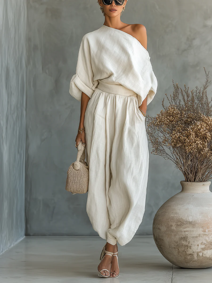 Mila™ | Off-the-Shoulder Two-Piece Set