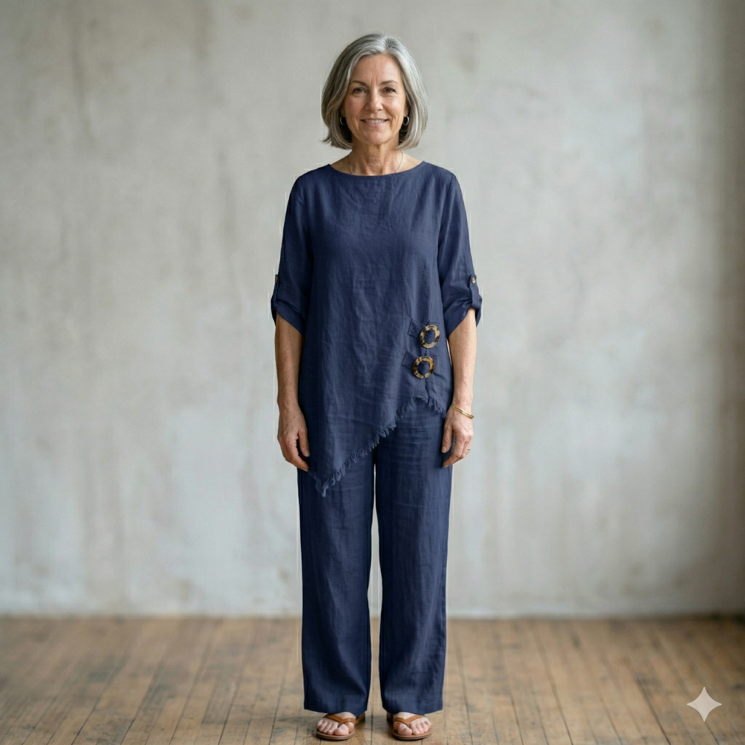 Isabelle | Relaxed Linen Blend Set