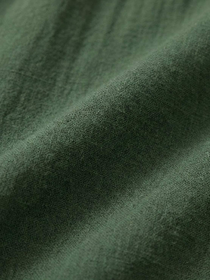 Capped-sleeve, Voluminous Pleated Midi Dress