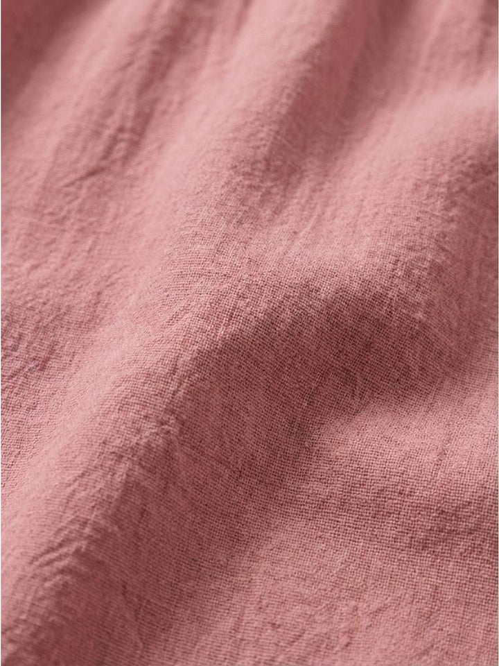 Capped-sleeve, Voluminous Pleated Midi Dress