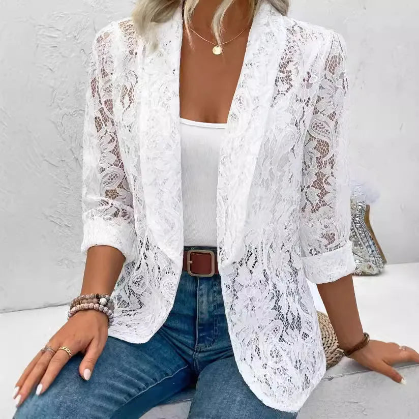 Dee™  Stylish blazer with floral print
