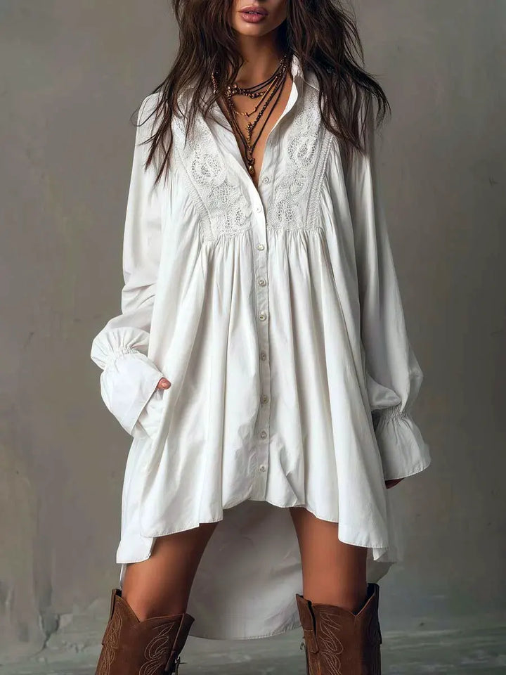 Women's Retro Ethnic Art Casual Stylish Midi Dress