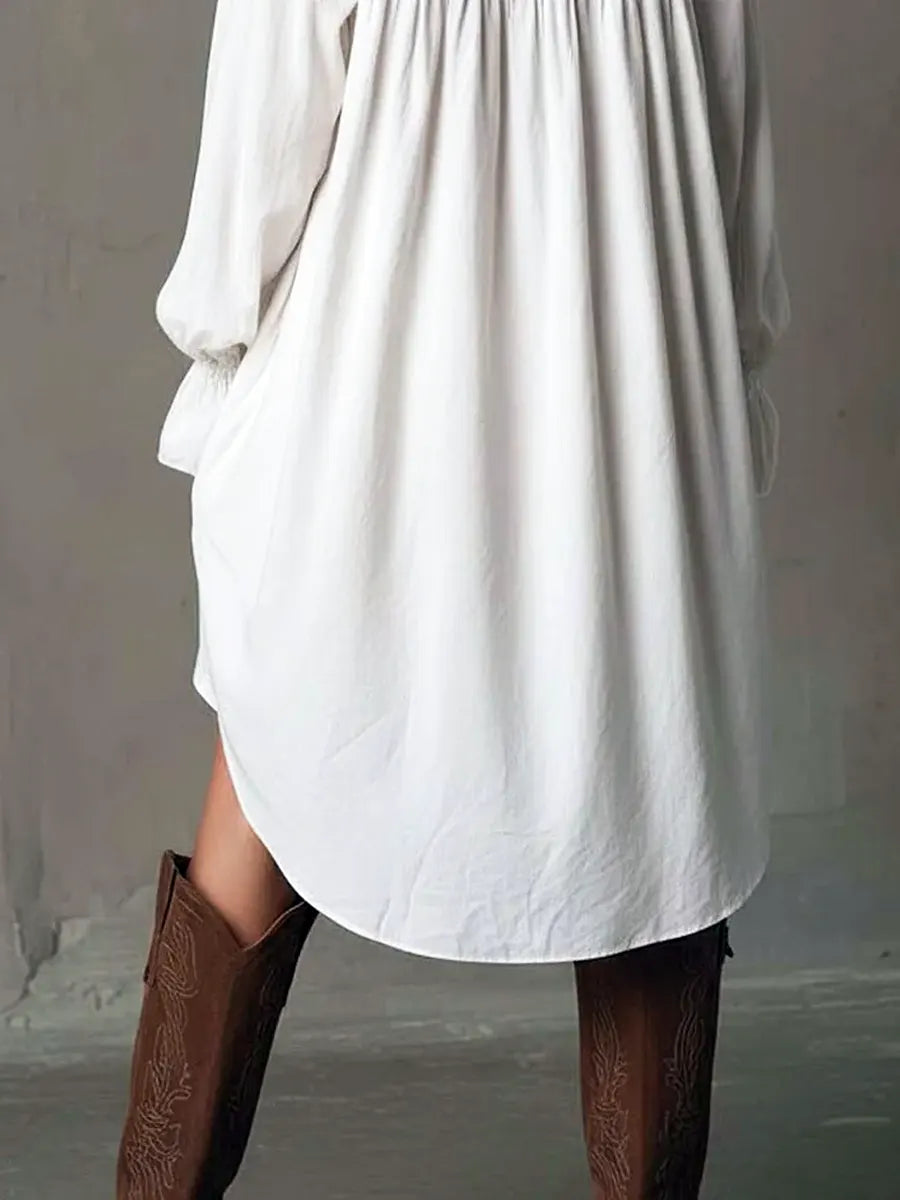 Women's Retro Ethnic Art Casual Stylish Midi Dress