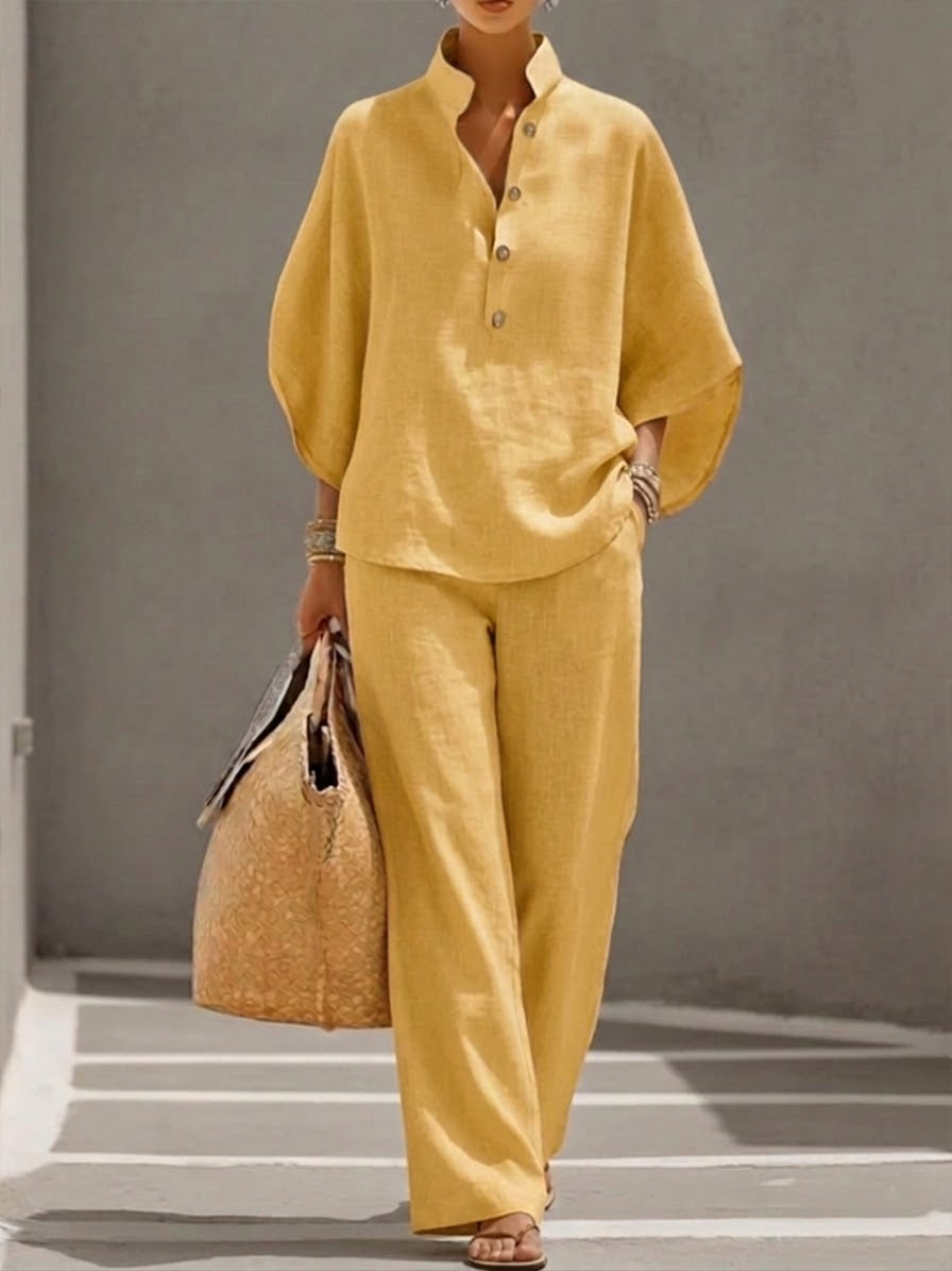 Lorena | Cotton Linen Set