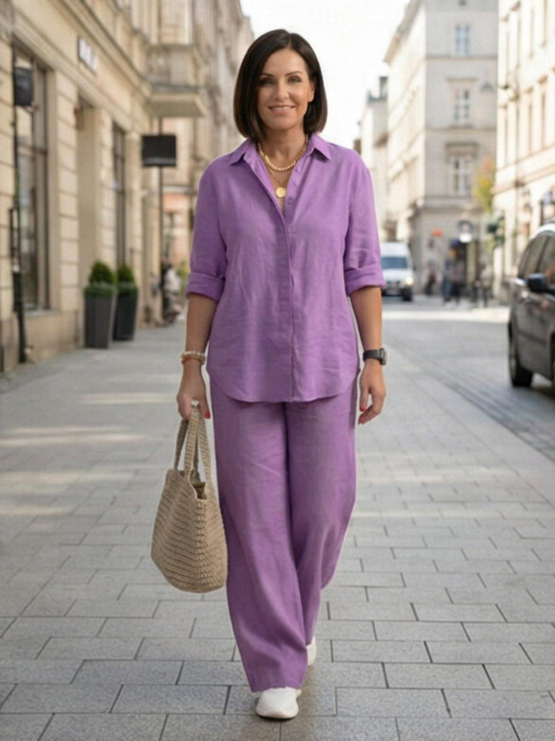 The Relaxed Shirt & Trousers Two-Piece Set