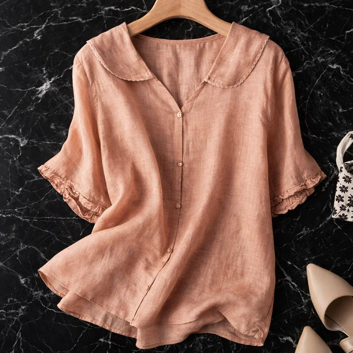 RICA LINEN BLOUSE