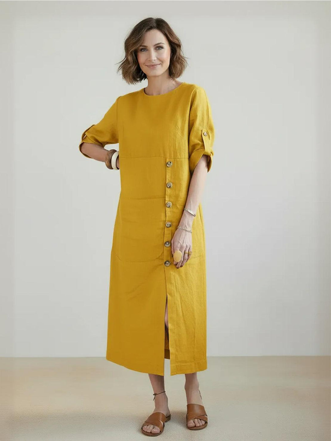 Linen Pure Elegance Dress