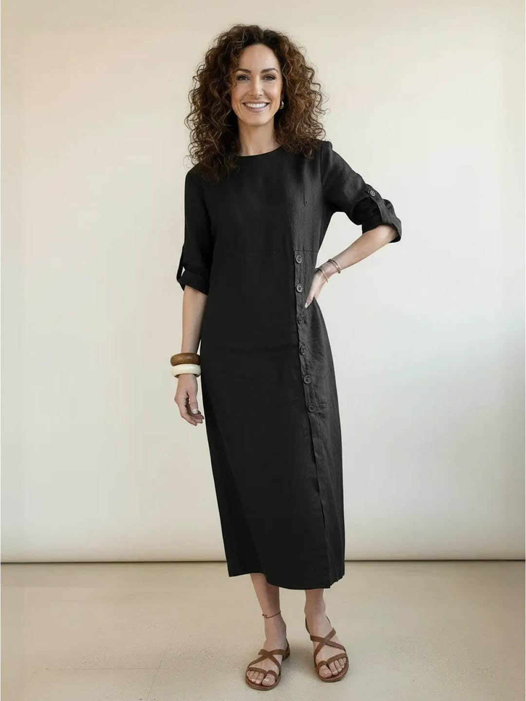 Linen Pure Elegance Dress