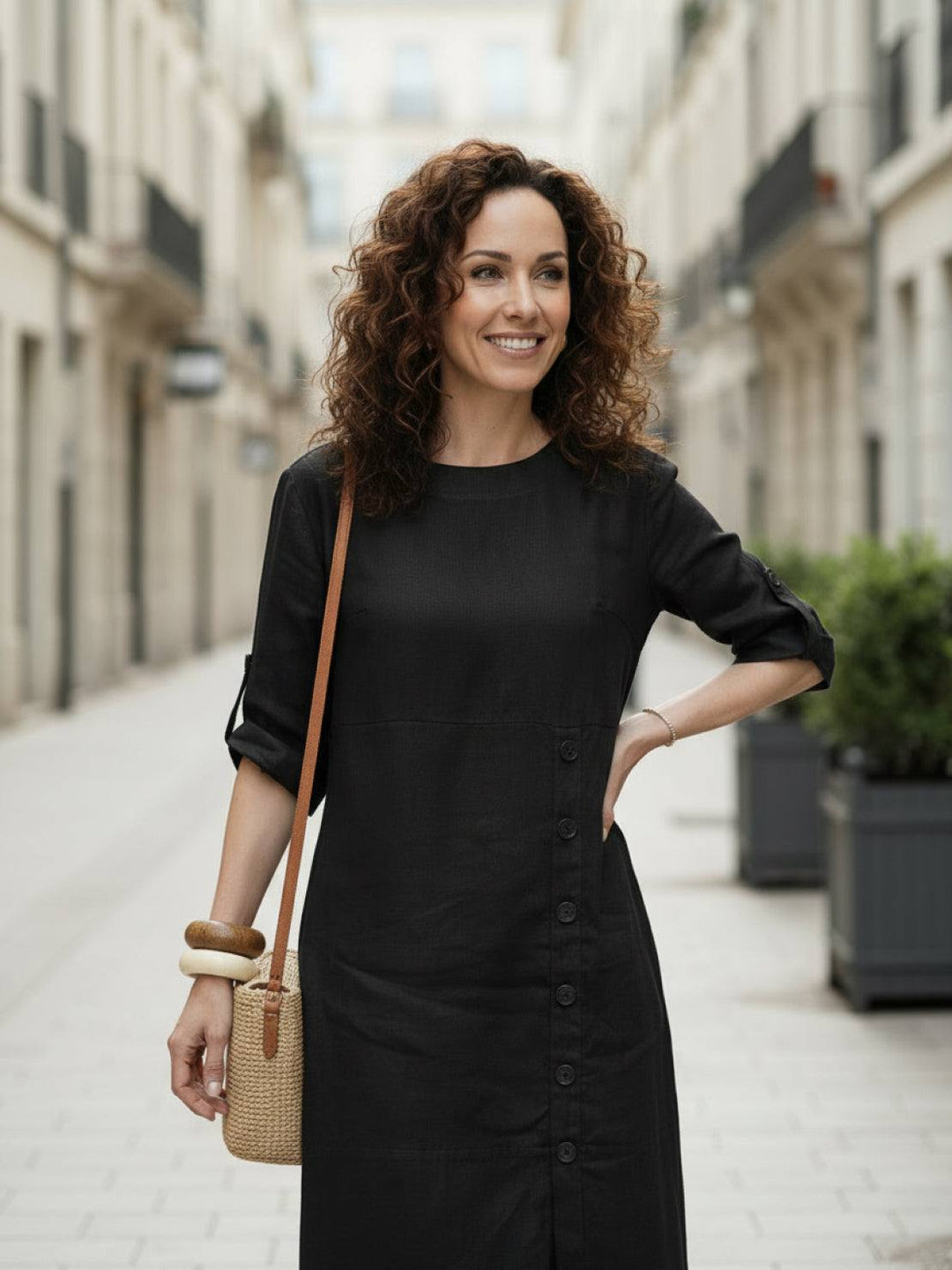 Linen Pure Elegance Dress