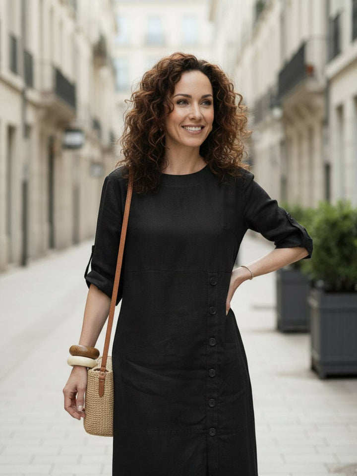 Linen Pure Elegance Dress