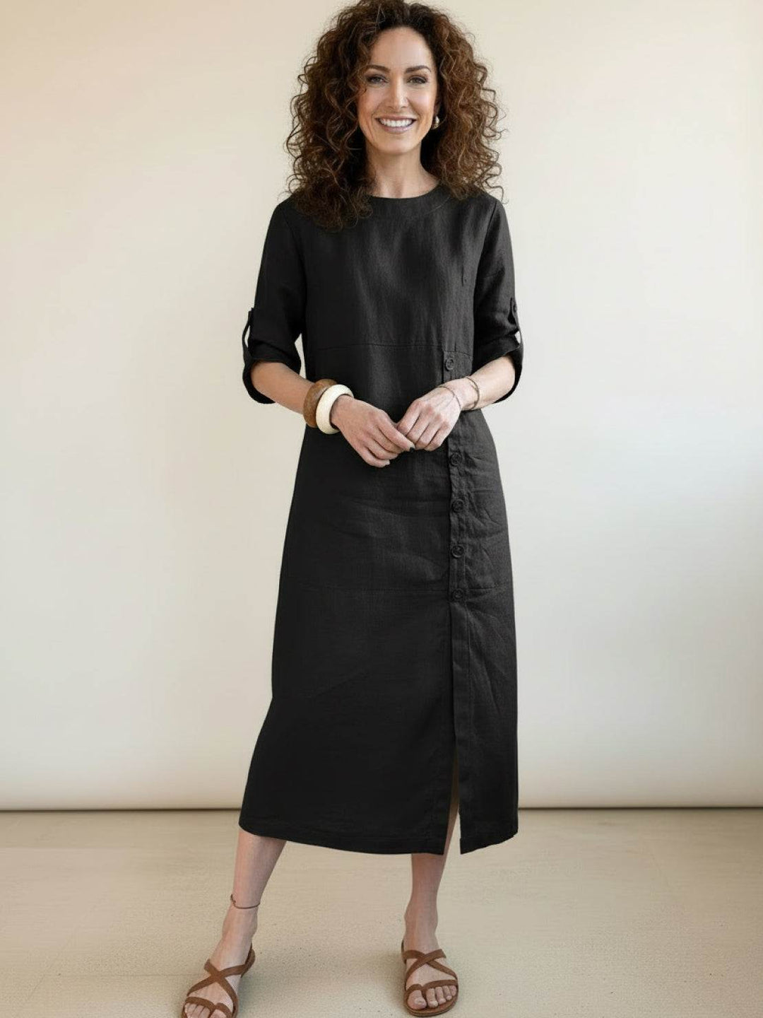 Linen Pure Elegance Dress