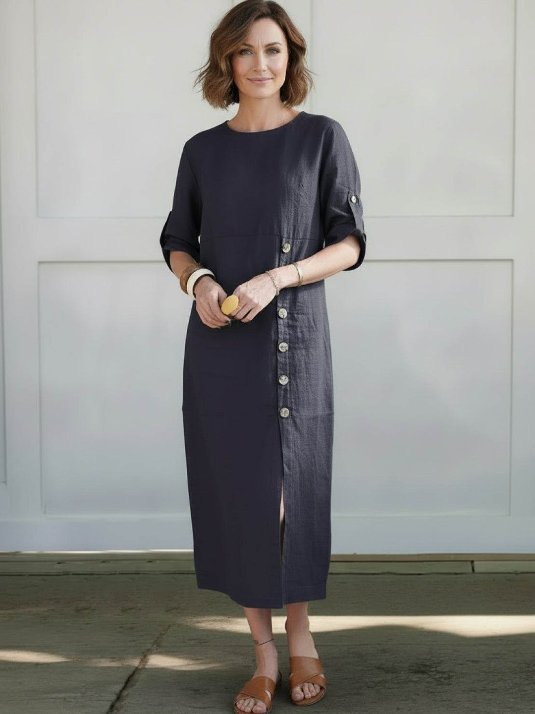 Linen Pure Elegance Dress