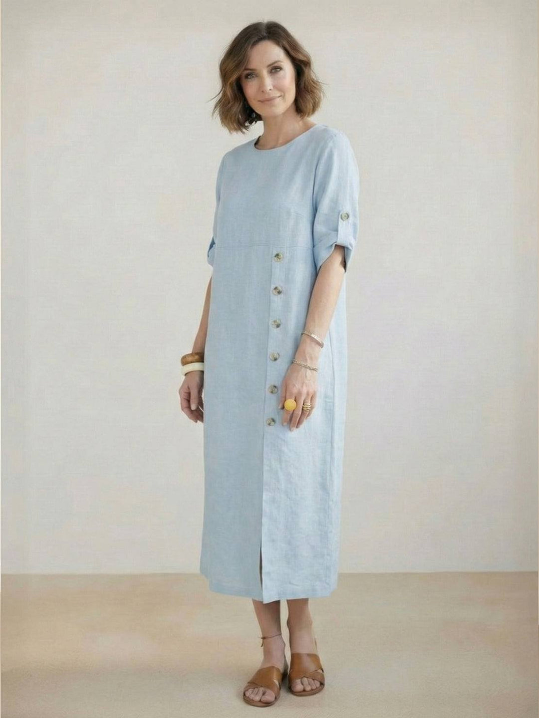 Linen Pure Elegance Dress
