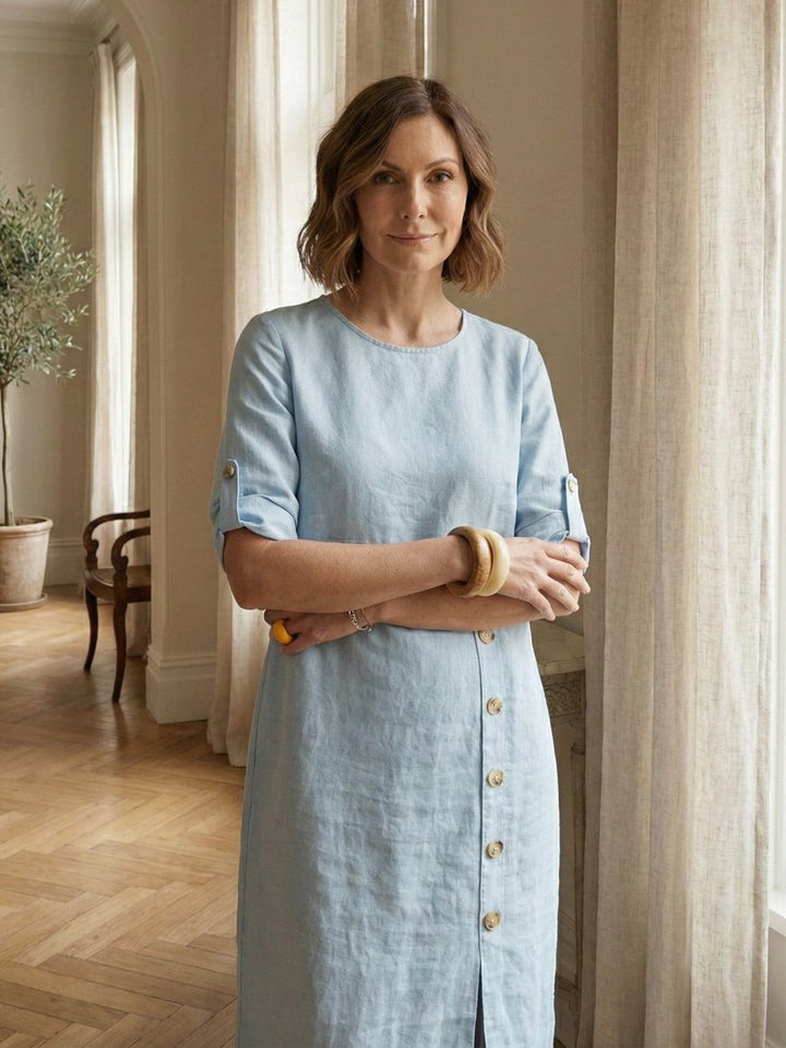 Linen Pure Elegance Dress