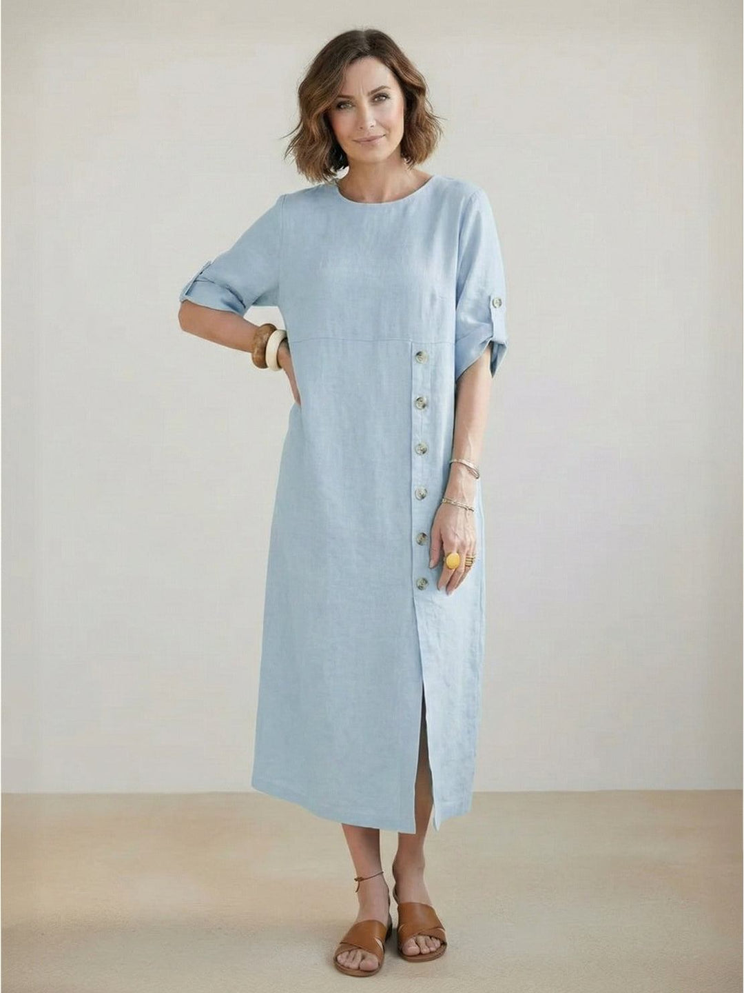 Linen Pure Elegance Dress